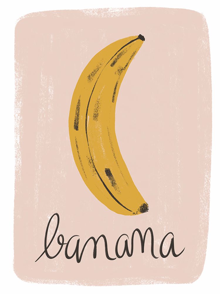 Banana 18x24 art print by Menina Lisboa for $57.95 CAD