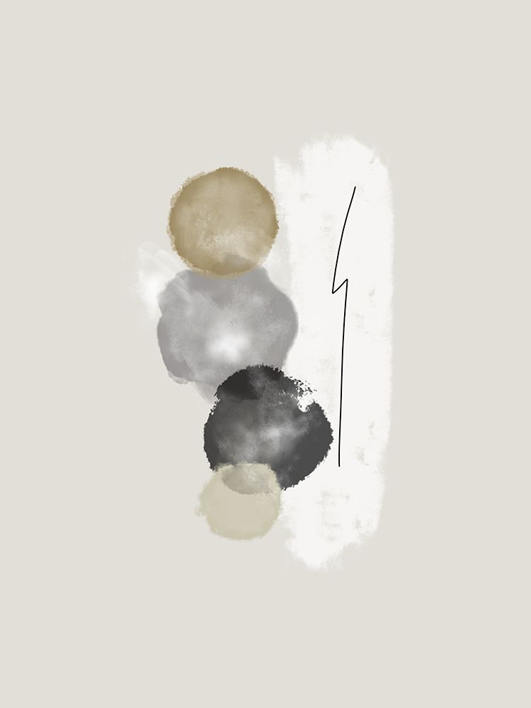 Organic shapes in earthly tones #3 art print by Imaginative for $57.95 CAD