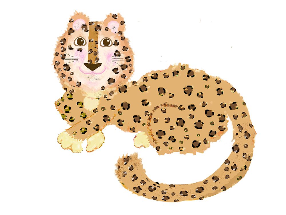 Cute Leopard art print by Lynnda Rakos for $57.95 CAD