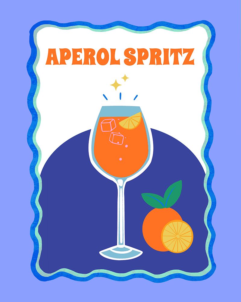 Aperol Spritz art print by Petra Lizde for $57.95 CAD