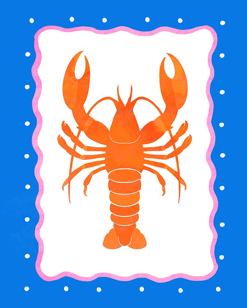 Lobster art print by Petra Lizde for $57.95 CAD