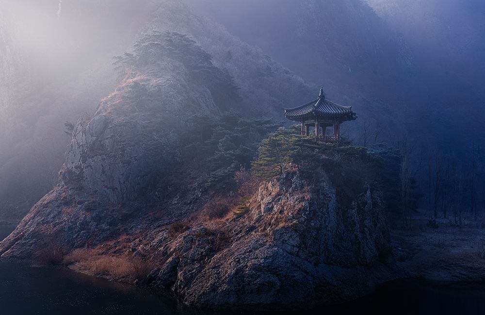 Pavilion on the Rock art print by Tiger Seo for $57.95 CAD