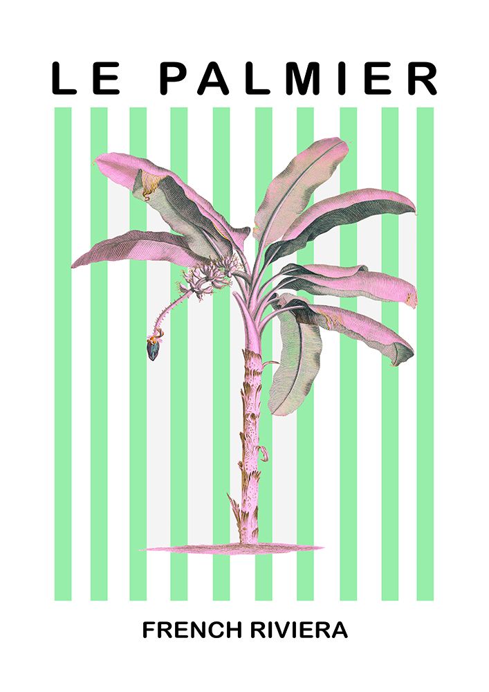 Stripedpalmpurplepink Ratioiso art print by Grace Digital Art for $57.95 CAD