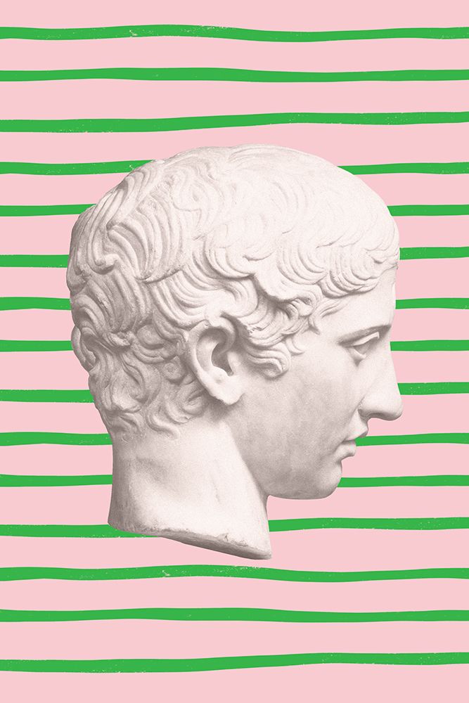 Ancientstatuestripes Ratio2x3 art print by Grace Digital Art for $57.95 CAD