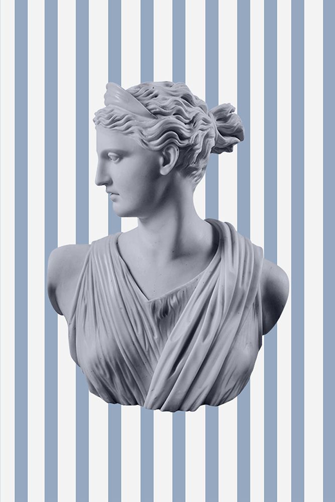Artemisbluestripes Ratio2x3 art print by Grace Digital Art for $57.95 CAD