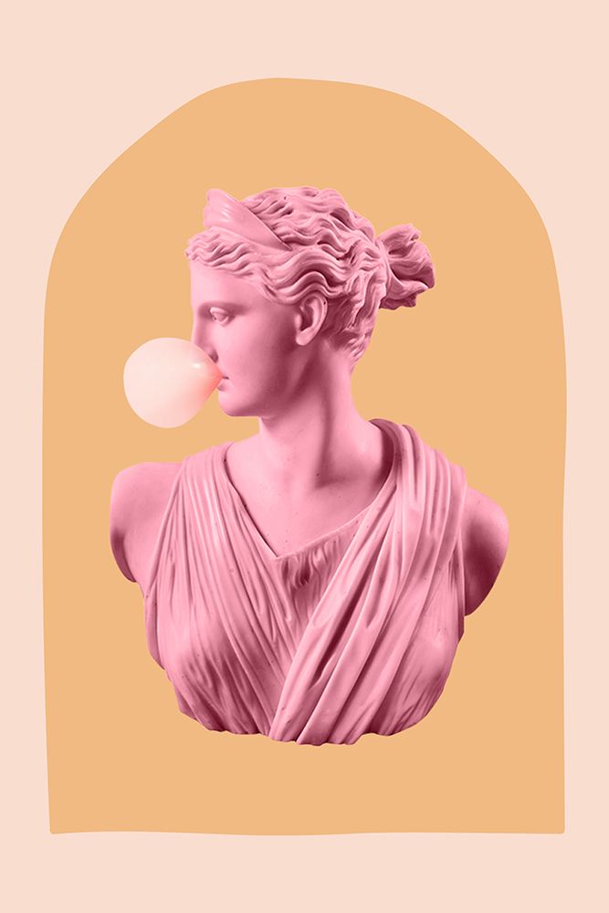 Artemispinkyellowbubblegum Ratio2x3 art print by Grace Digital Art for $57.95 CAD