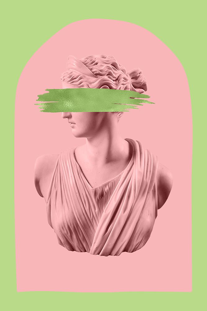 Greenpinkartemis2 Ratio2x3 art print by Grace Digital Art for $57.95 CAD