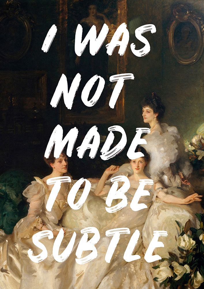 Notsubtlewhitefont Ratioiso art print by Grace Digital Art for $57.95 CAD