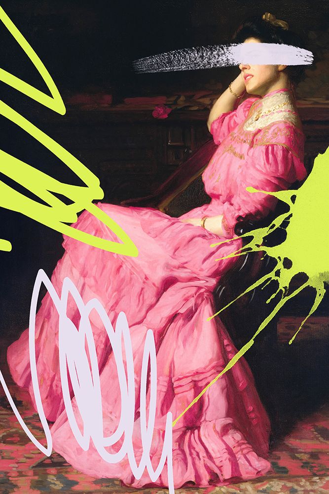 Neonpinkdress Ratio2x3 art print by Grace Digital Art for $57.95 CAD