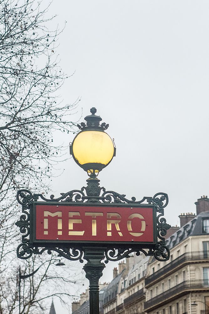 Parismetrosignii art print by Grace Digital Art for $57.95 CAD