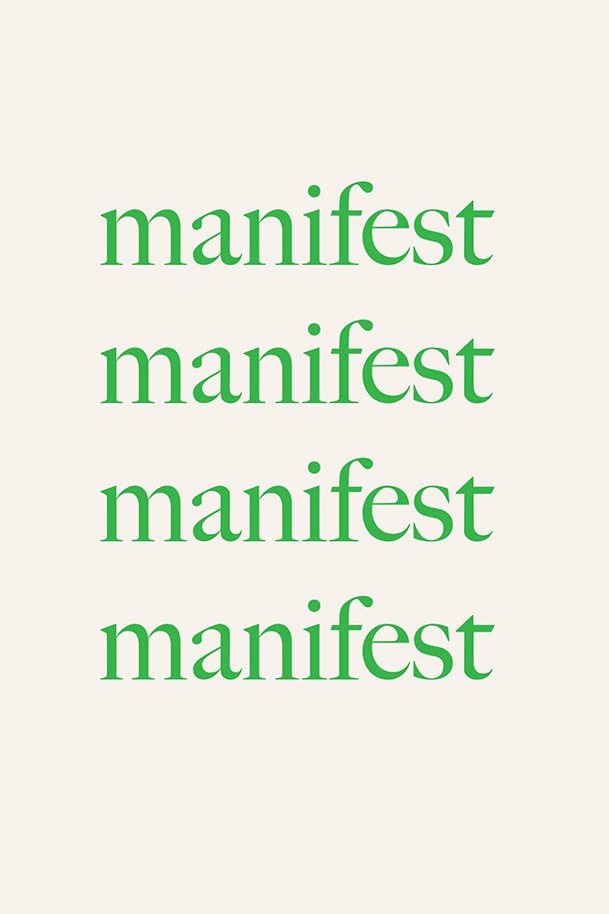 Manifestgreenbeige Ratio2x3 art print by Grace Digital Art for $57.95 CAD