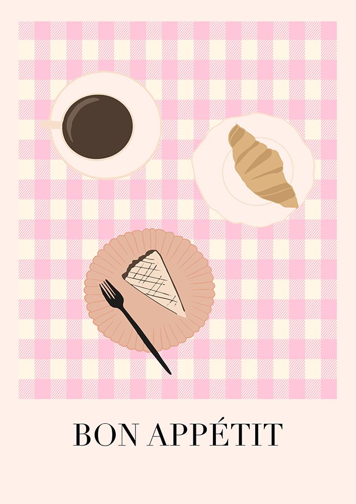 Bonappetitpink Ratioiso art print by Grace Digital Art for $57.95 CAD