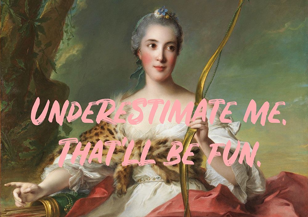 Underestimate Ratioiso art print by Grace Digital Art for $57.95 CAD