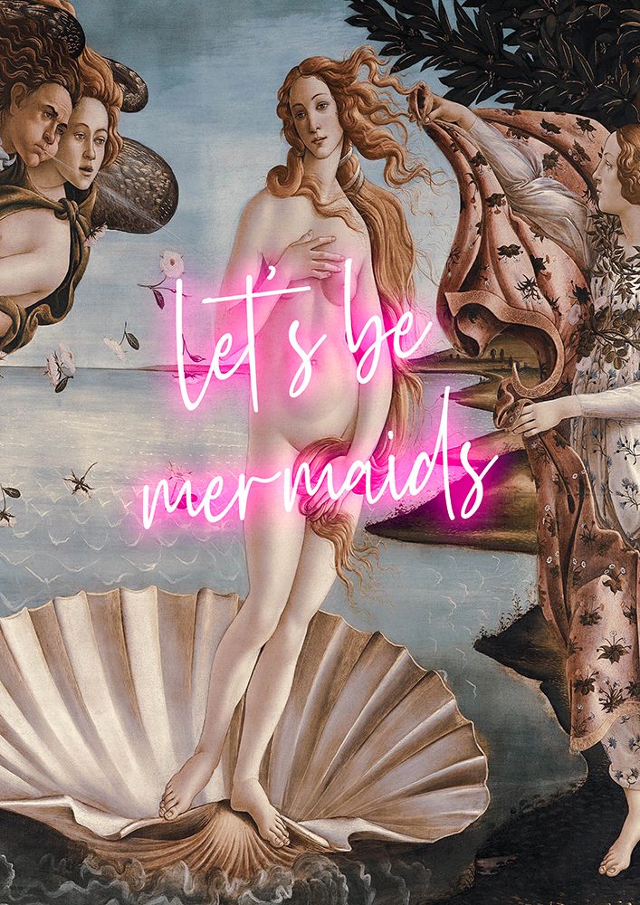 Letsbemermaidsc Ratioiso art print by Grace Digital Art for $57.95 CAD