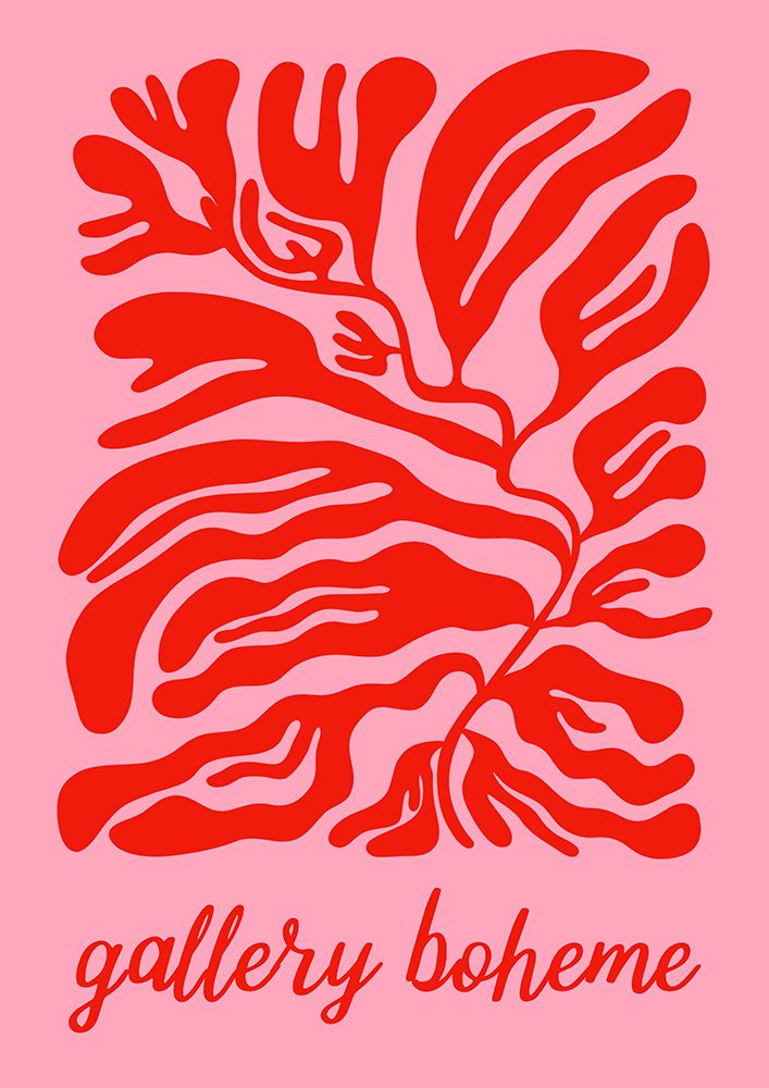 Pinkredgalleryboheme Ratioiso art print by Grace Digital Art for $57.95 CAD