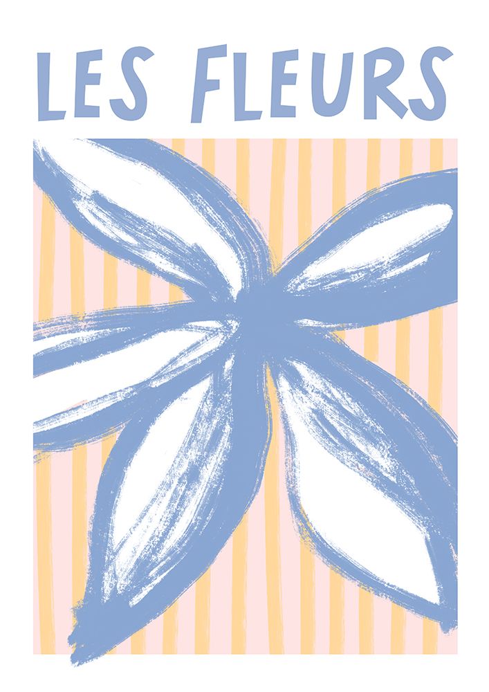 Stripedlesfleurs2 Ratioiso art print by Grace Digital Art for $57.95 CAD