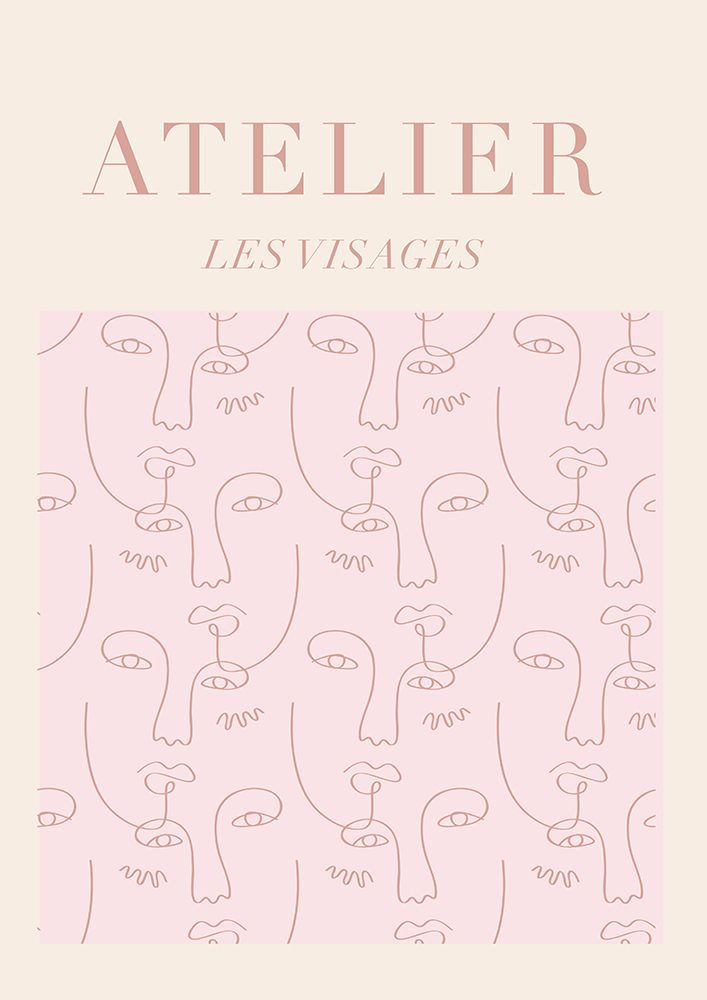 Atelierfacespink Ratioiso art print by Grace Digital Art for $57.95 CAD