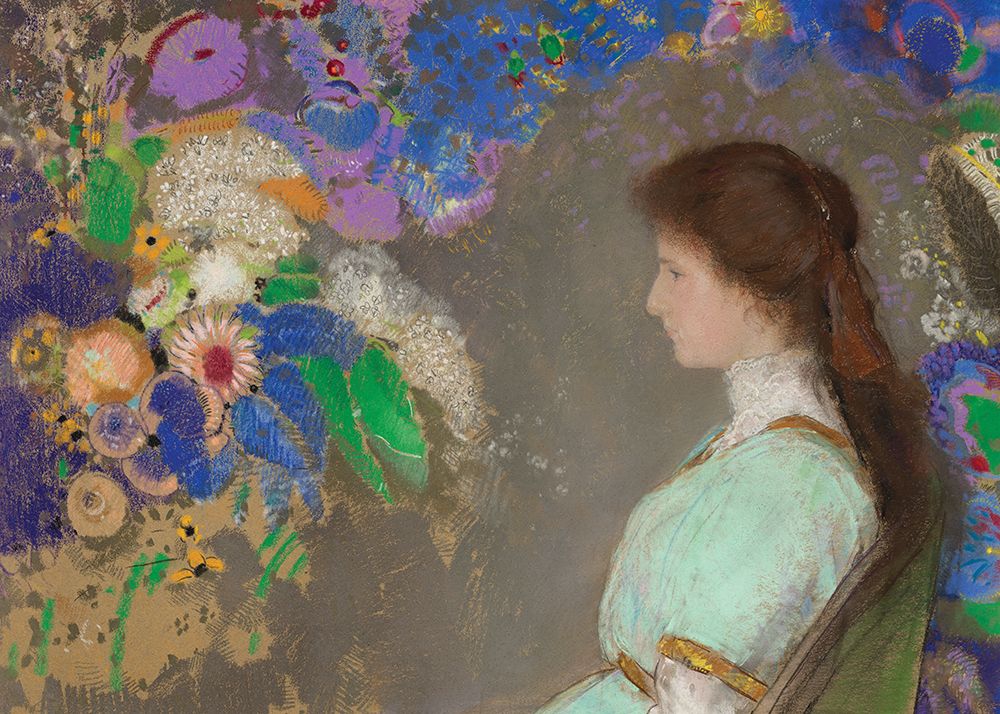 Violette Heymann art print by Odilon Redon for $57.95 CAD
