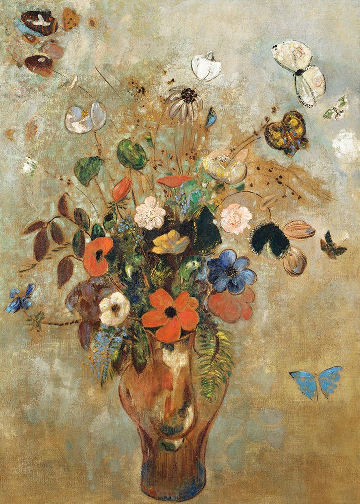 Still Life With Flowers art print by Odilon Redon for $57.95 CAD