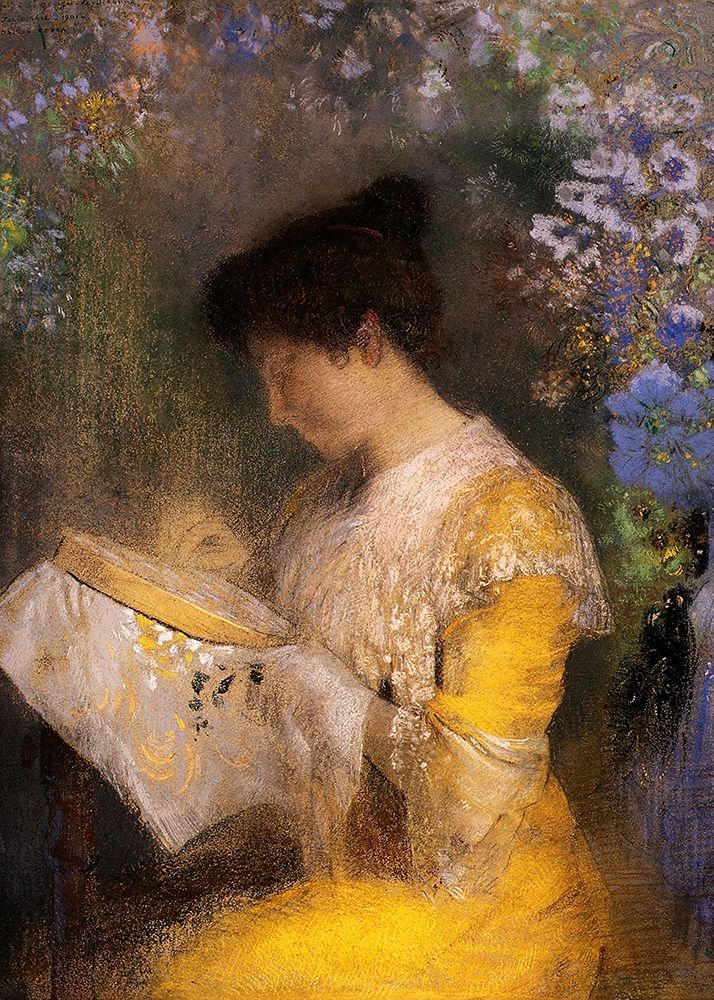 Madame Arthur Fontaine art print by Odilon Redon for $57.95 CAD