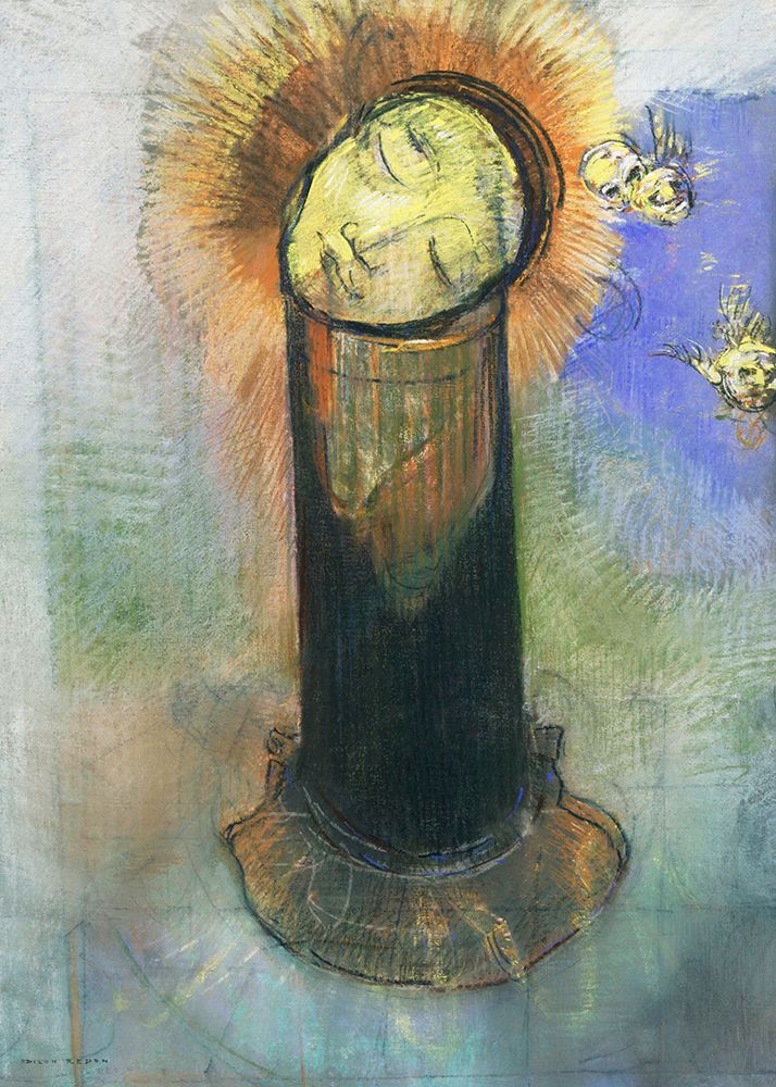 The Head of John the Baptist art print by Odilon Redon for $57.95 CAD