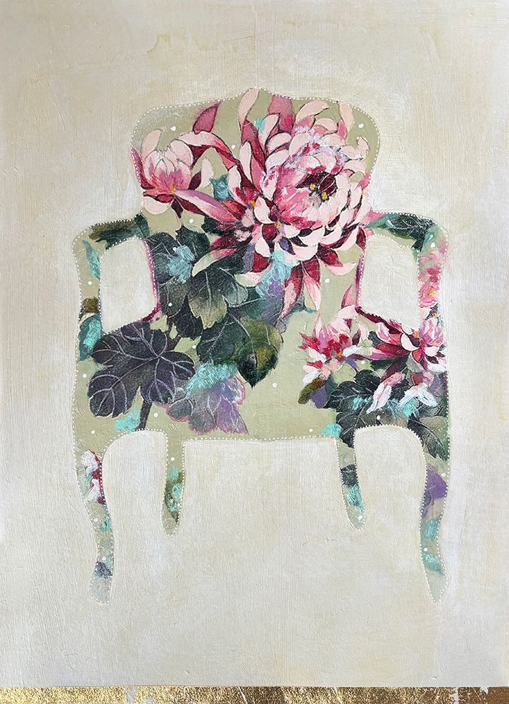 Petals and Velvet V art print by Karenina Fabrizzi for $57.95 CAD