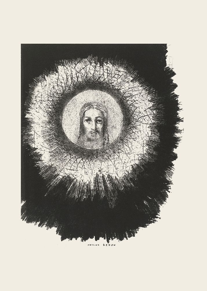 And the Face of Christ Shone In the Disk of the Sun art print by Odilon Redon for $57.95 CAD