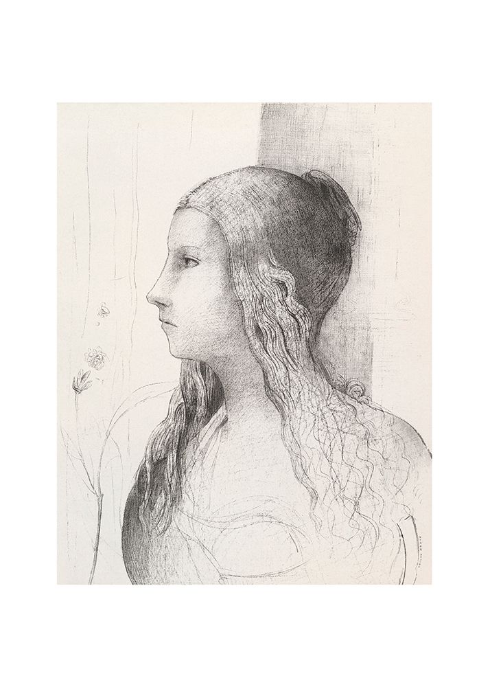 Brunnhilde art print by Odilon Redon for $57.95 CAD