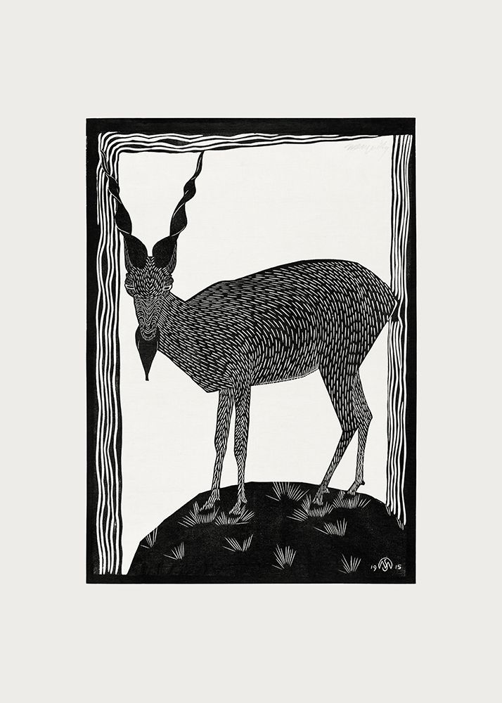 Markhor Goat art print by Samuel Jessurun for $57.95 CAD