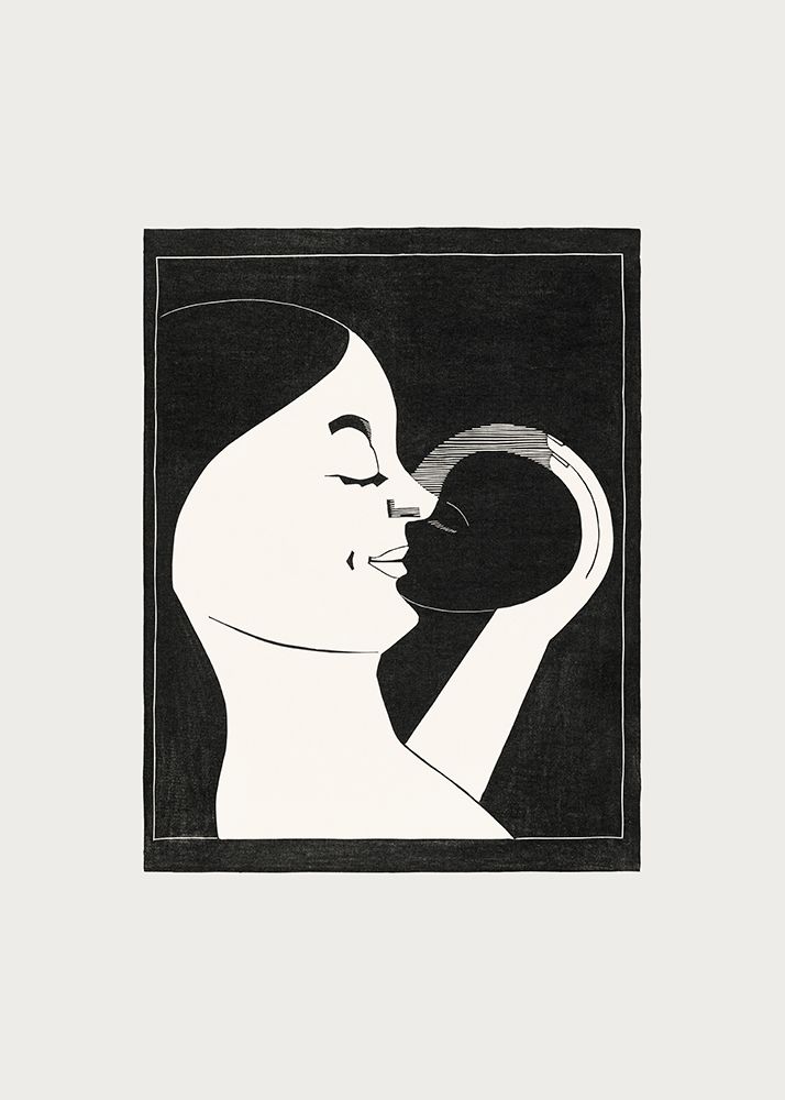 Mother and Child art print by Samuel Jessurun for $57.95 CAD