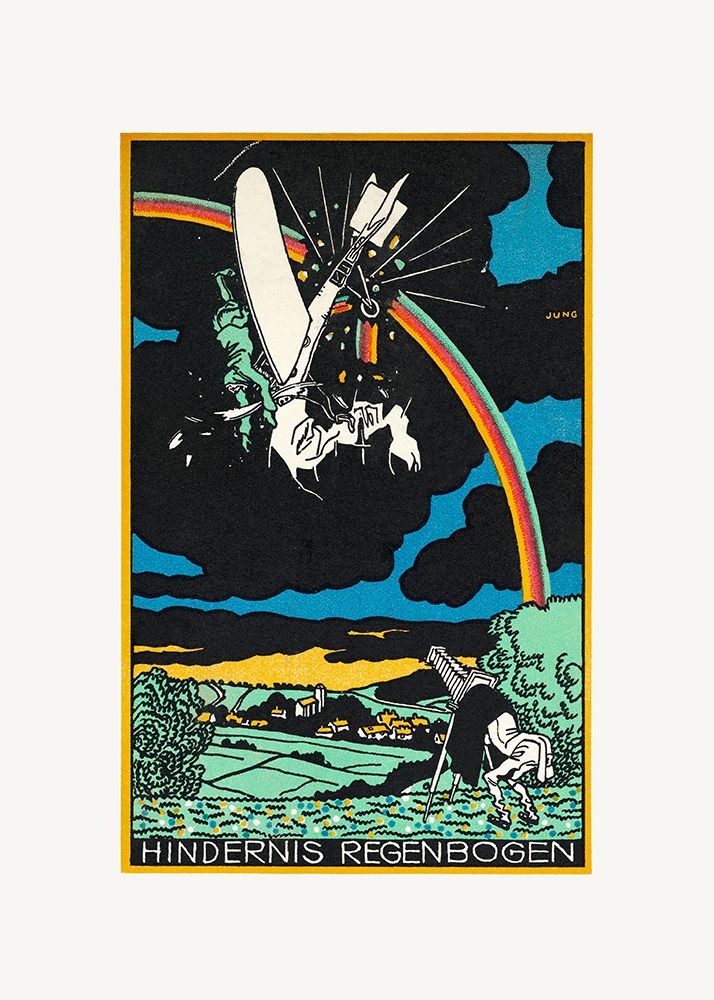 Rainbow Obstacle art print by Moriz Jung for $57.95 CAD