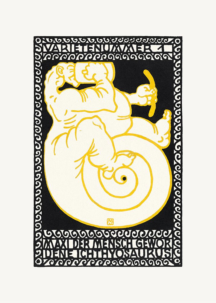 Variety Act 1  Maxi the Ichthyosaurus Turned Man art print by Moriz Jung for $57.95 CAD