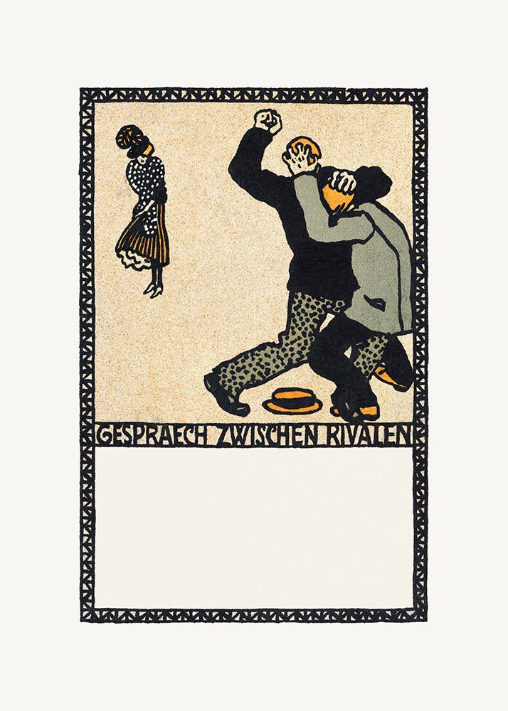 Conversation Between Rivals art print by Moriz Jung for $57.95 CAD