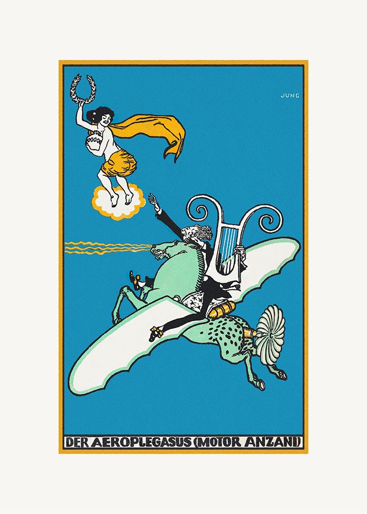 The Aeroplegasus art print by Moriz Jung for $57.95 CAD