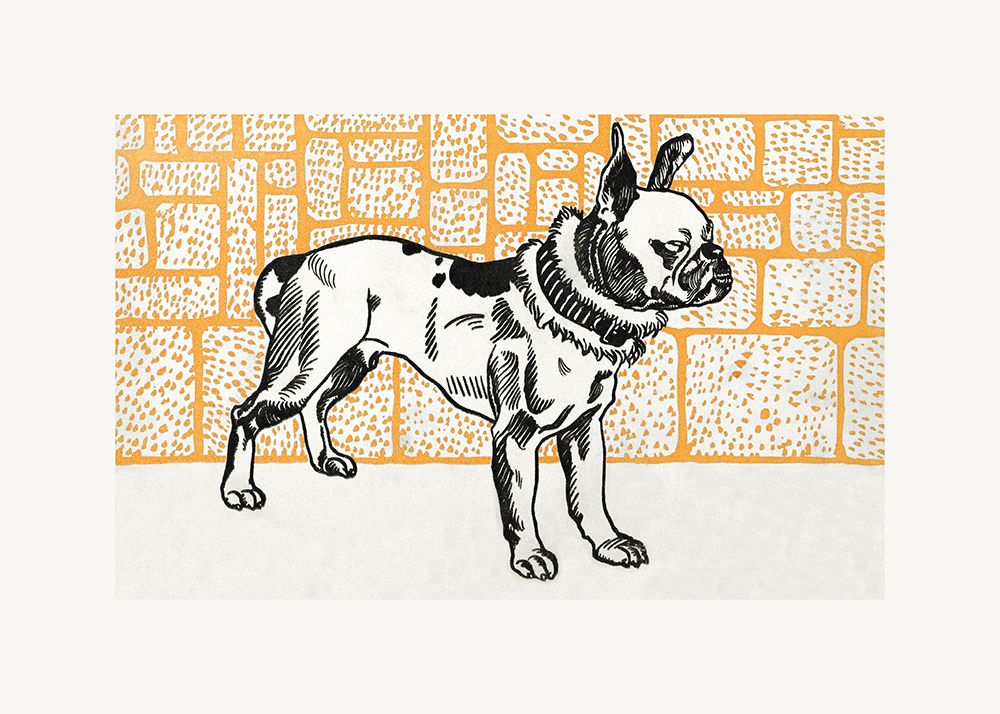 Pitbull Terrier art print by Moriz Jung for $57.95 CAD