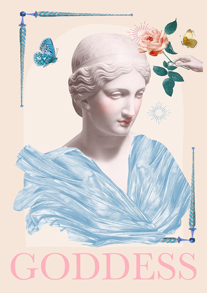 Goddesscollage Ratioiso art print by Grace Digital Art for $57.95 CAD