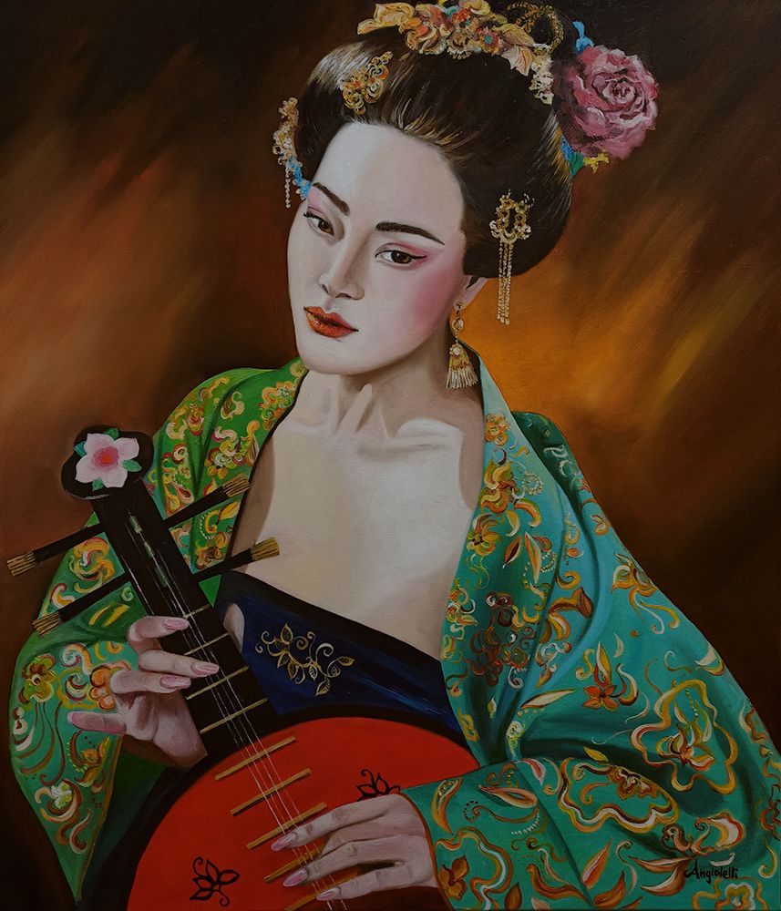 Geisha art print by Anna Rita Angiolelli for $57.95 CAD