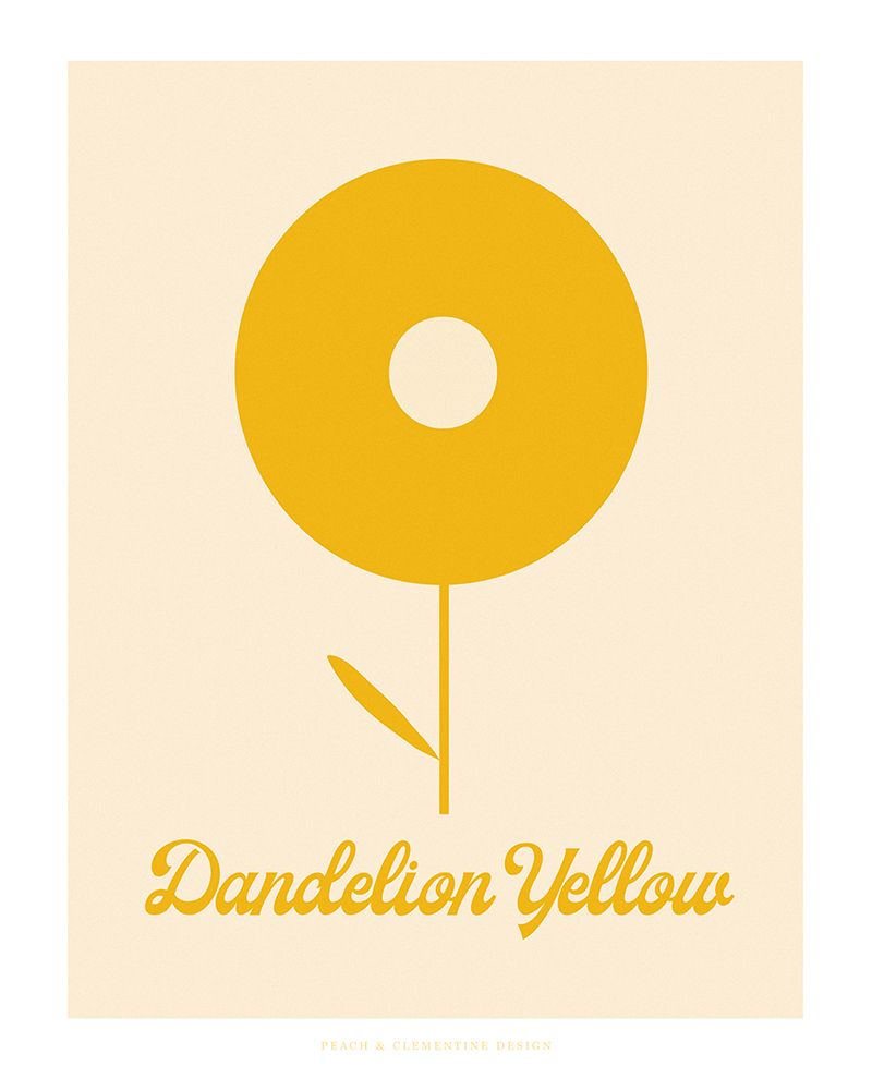 Pandc Dandelionyellow Copy art print by Jenny Liz Rome for $57.95 CAD