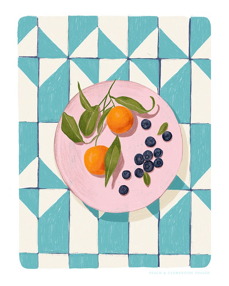 Pandc Citrus and Berries art print by Jenny Liz Rome for $57.95 CAD