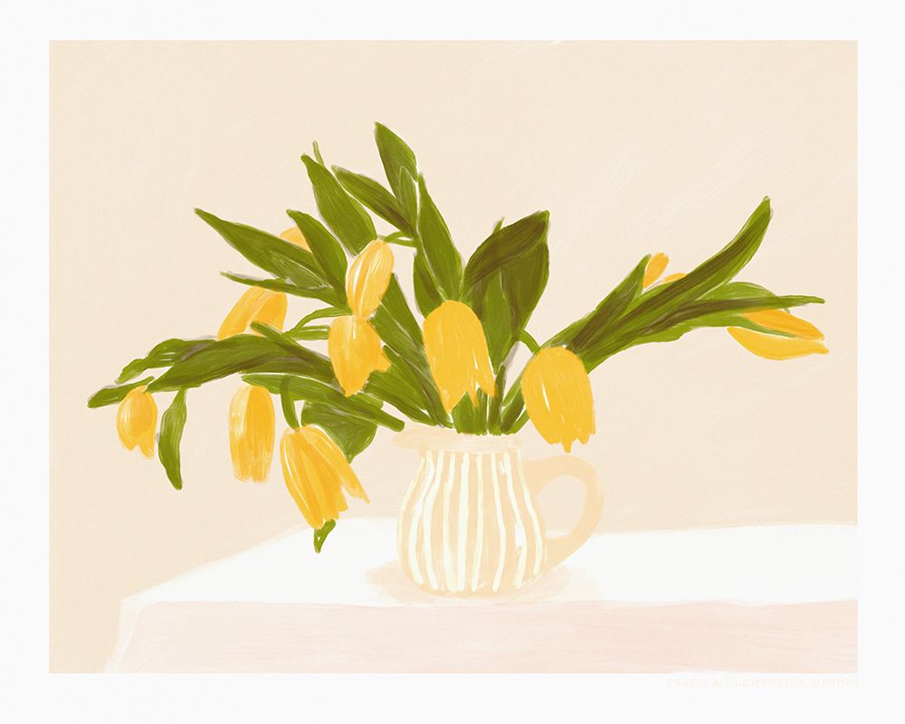 Pandcyellowtulips Copy art print by Jenny Liz Rome for $57.95 CAD