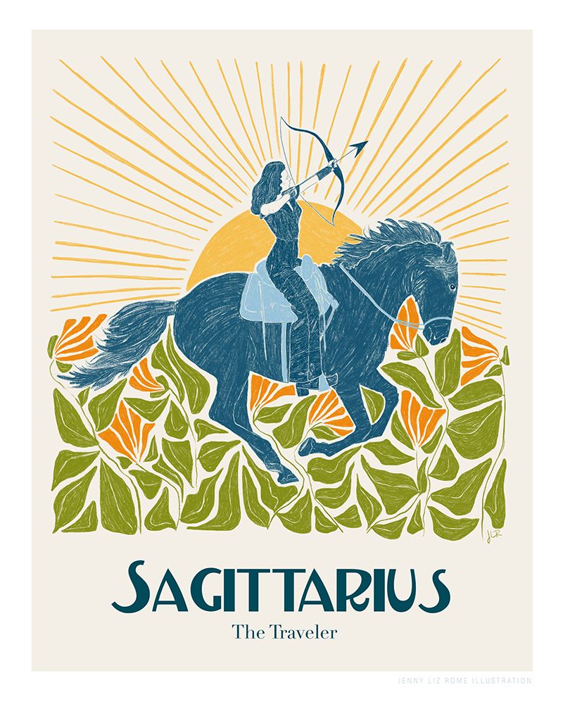 Jlr Sagittarius Copy art print by Jenny Liz Rome for $57.95 CAD