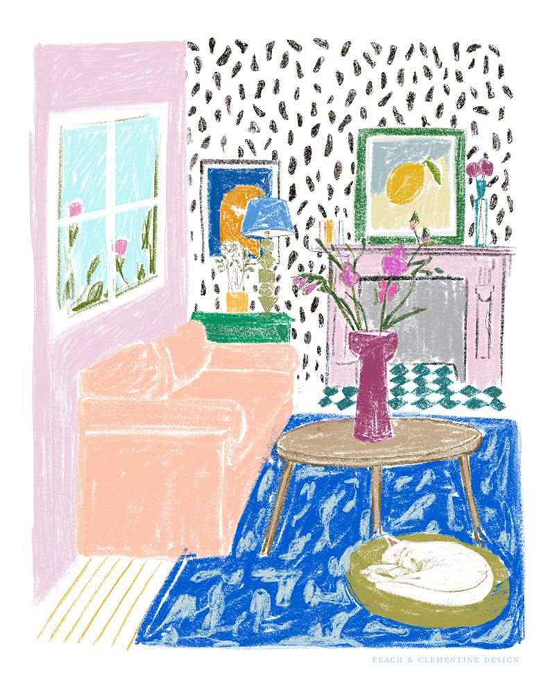 Pandc Interior art print by Jenny Liz Rome for $57.95 CAD