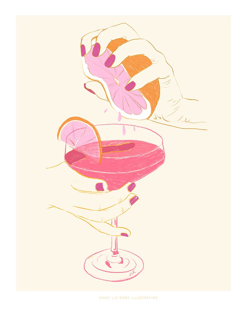 Jlr Cocktail2 Copy art print by Jenny Liz Rome for $57.95 CAD