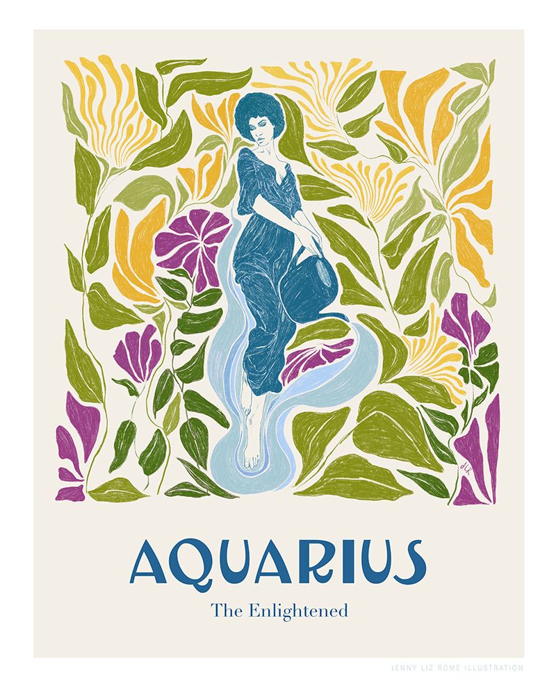 Jlr Aquarius Copy art print by Jenny Liz Rome for $57.95 CAD