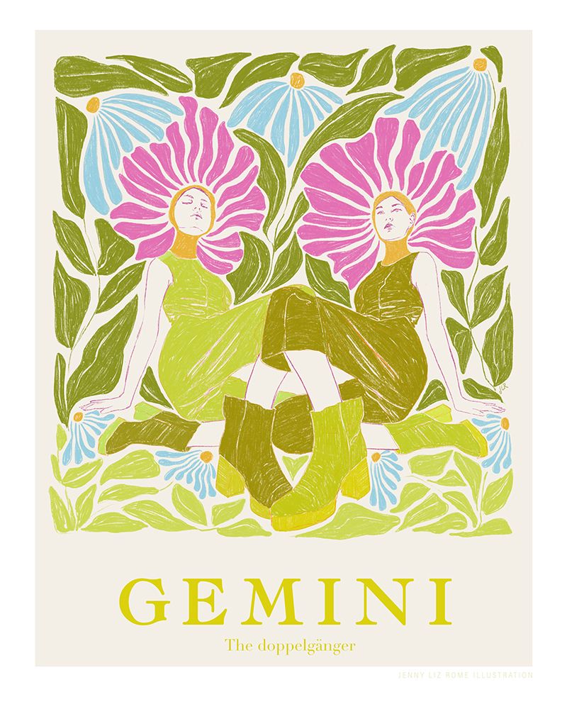 Jlr Gemini art print by Jenny Liz Rome for $57.95 CAD