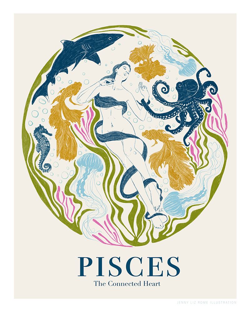 Jlr Pisces Copy art print by Jenny Liz Rome for $57.95 CAD