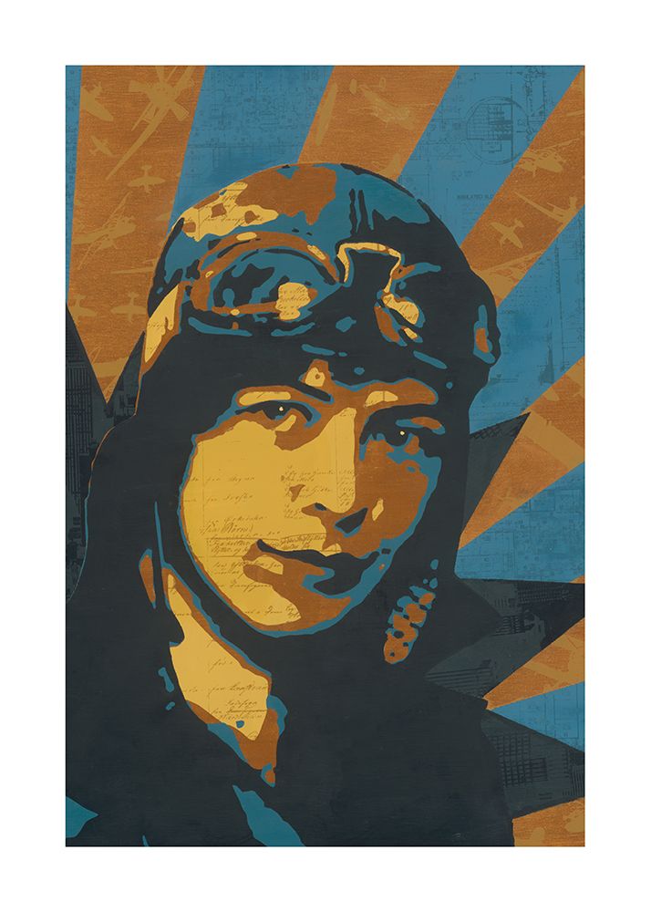 Pilot Elinor Smith art print by Pia Lilenthal for $57.95 CAD
