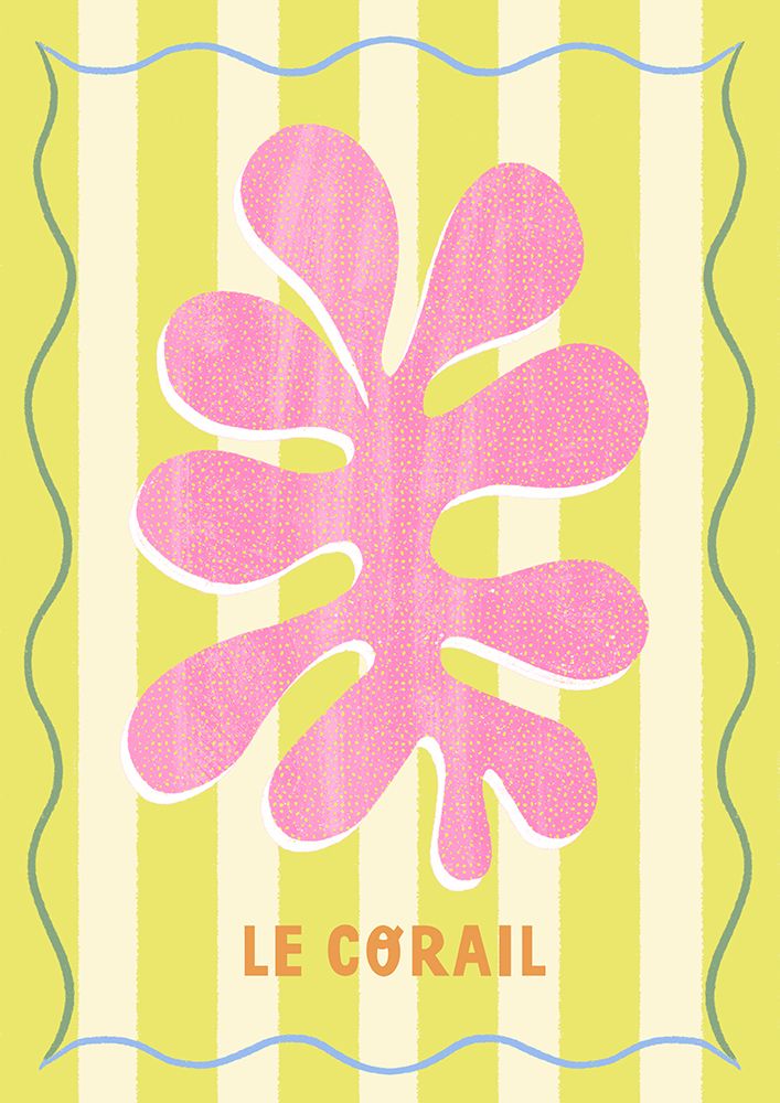 Le Corail Lemon/Cream art print by Melissa Donne for $57.95 CAD