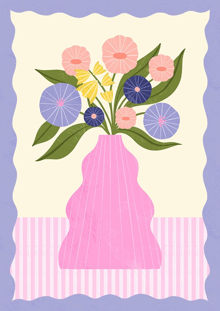 Flowers in Pink Vase art print by Melissa Donne for $57.95 CAD