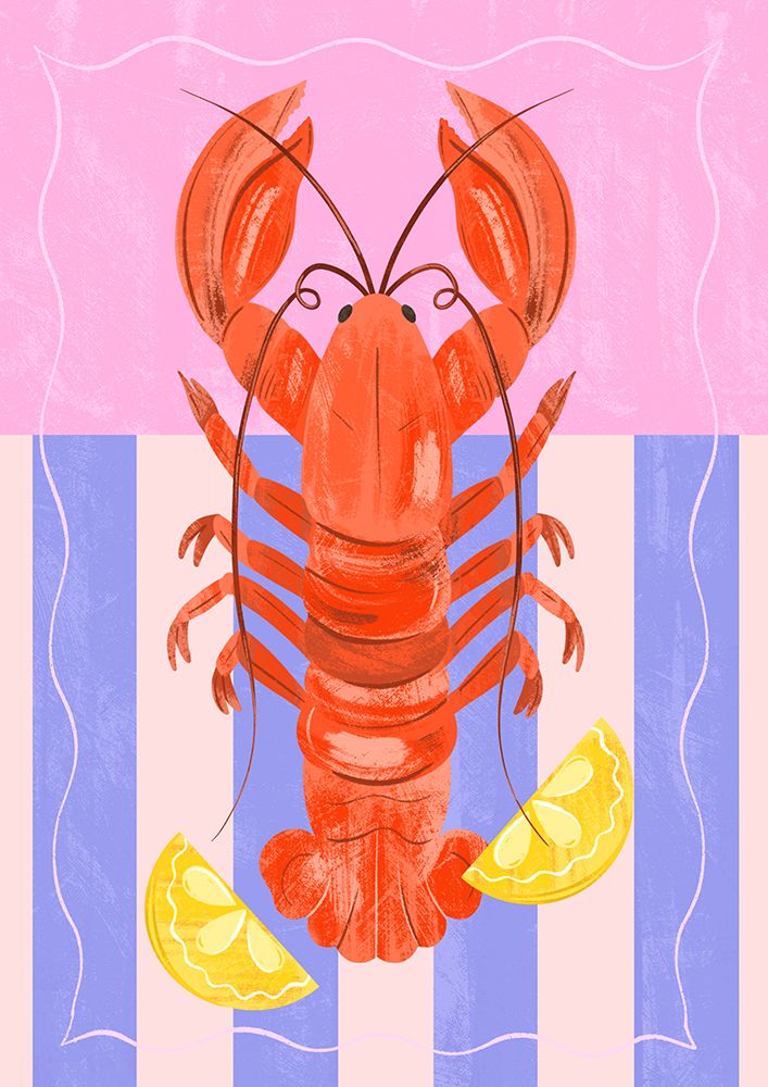 Le Homard art print by Melissa Donne for $57.95 CAD